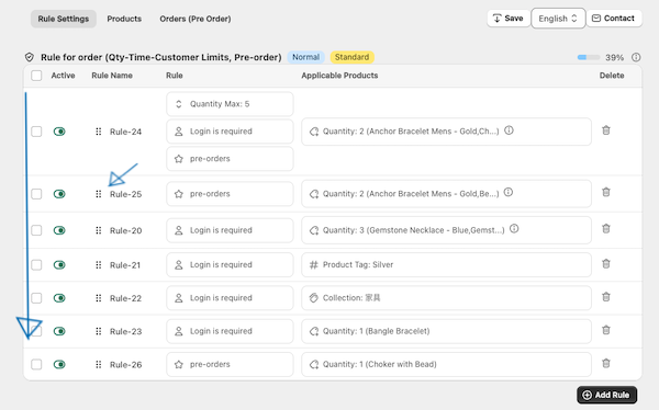 How to Select Rules by Product and Customer Tags