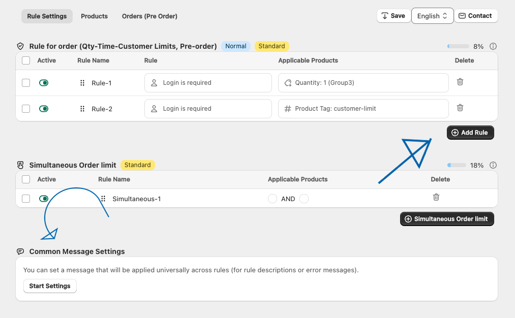 How to Use "CC Order Rule"